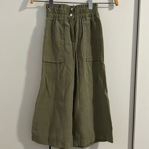 ZARA KIDS Green Flare Trousers